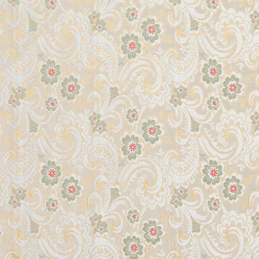 5391 Floral Spring Beige & Taupe Charlotte Fabrics