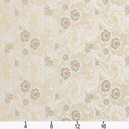 5391 Floral Spring Beige & Taupe Charlotte Fabrics