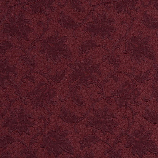 5500 Floral Wine/Trellis Red & Burgundy Charlotte Fabrics