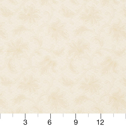 5501 Floral Ivory/Trellis White & Ivory Charlotte Fabrics