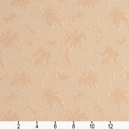 5508 Floral Natural/Trellis White & Ivory Charlotte Fabrics