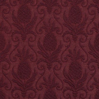 5518 Damask Wine/Pineapple Red & Burgundy Charlotte Fabrics