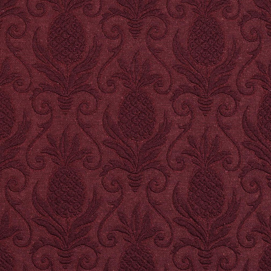 5518 Damask Wine/Pineapple Red & Burgundy Charlotte Fabrics