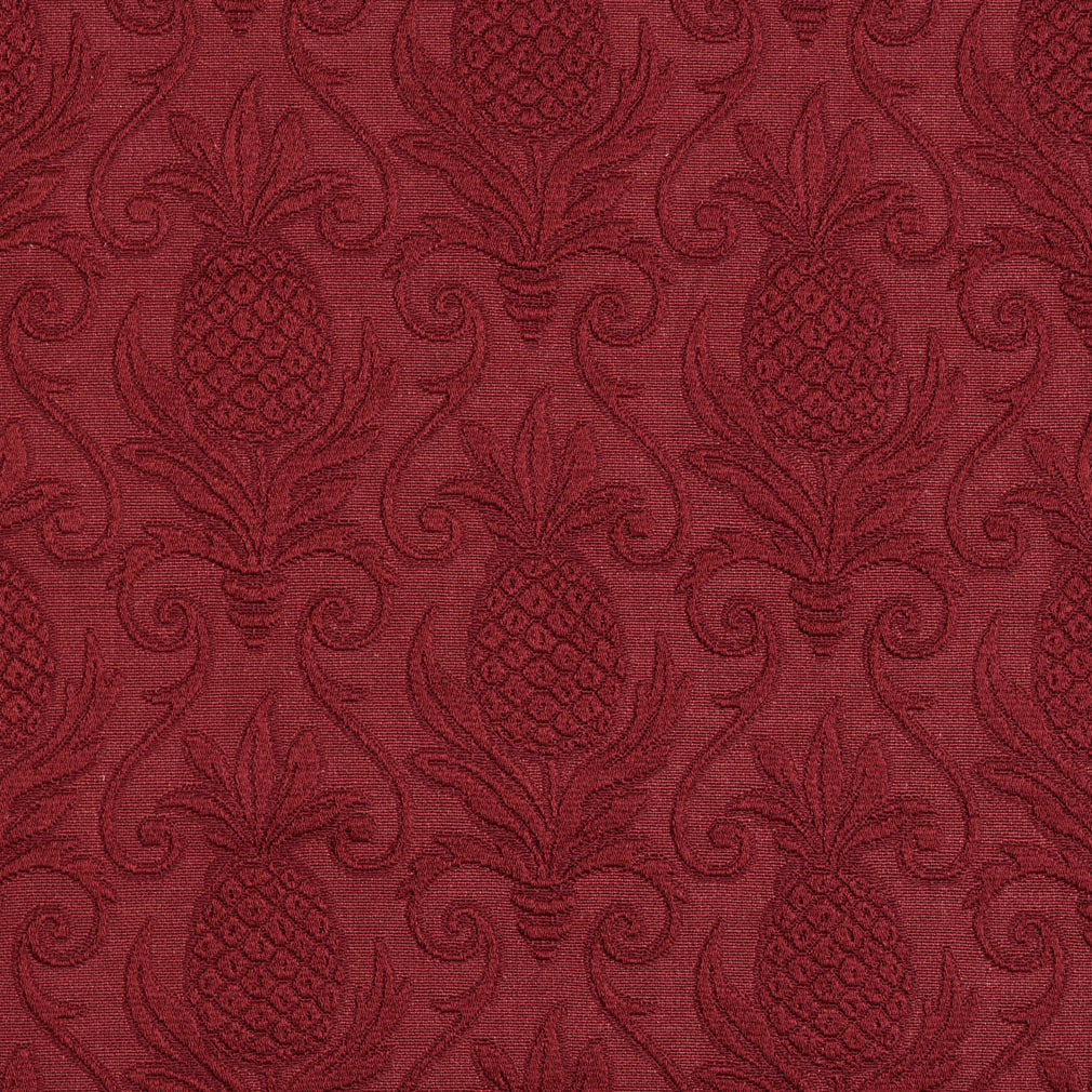 5523 Damask Ruby/Pineapple Red & Burgundy Charlotte Fabrics