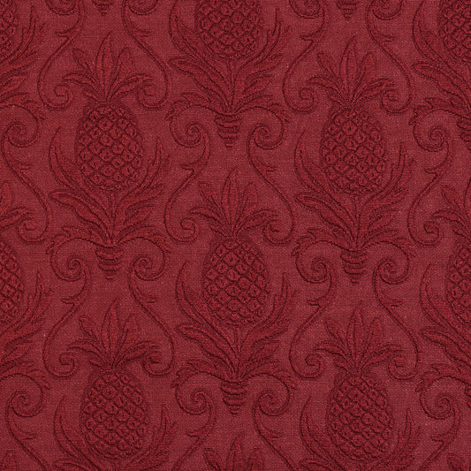 5523 Damask Ruby/Pineapple Red & Burgundy Charlotte Fabrics