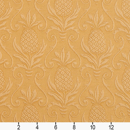 5524 Damask Gold/Pineapple Gold & Yellow Charlotte Fabrics