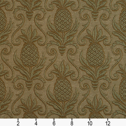 5525 Damask Sage/Pineapple Green Charlotte Fabrics