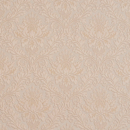 5537 Damask Ivory/Cameo White & Ivory Charlotte Fabrics