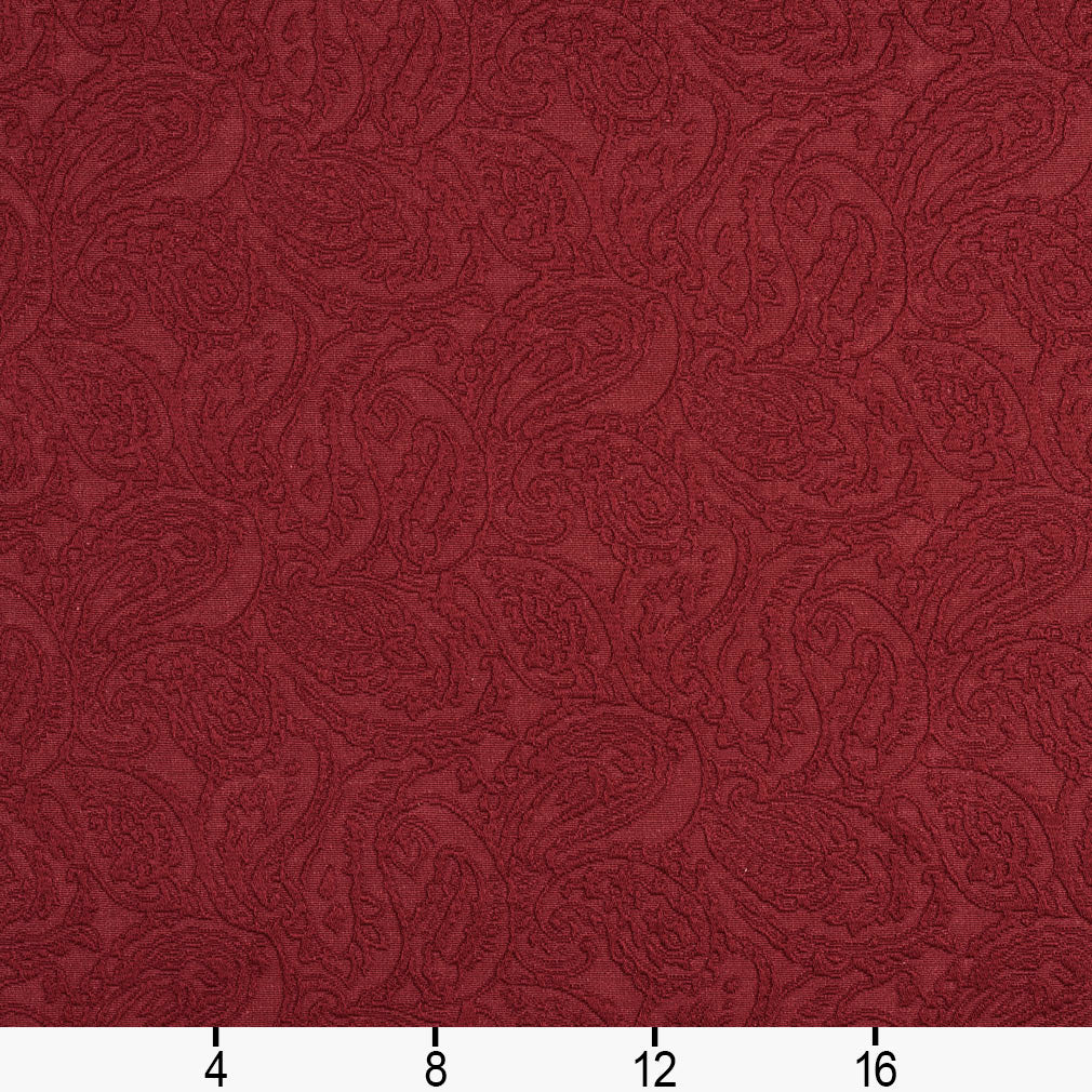 5579 Paisley Ruby/Paisley Red & Burgundy Charlotte Fabrics