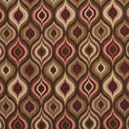 5700 Abstract & Geometric Adobe Lantern Brown,Red & Burgundy Charlotte Fabrics
