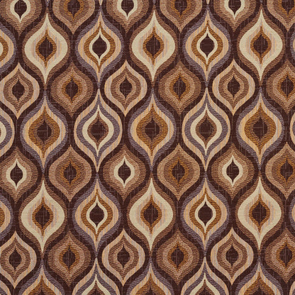 5703 Abstract & Geometric Canyon Lantern Brown Charlotte Fabrics
