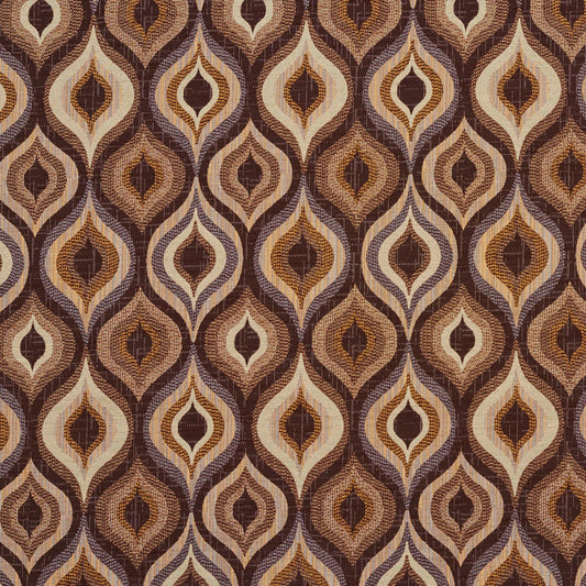 5703 Abstract & Geometric Canyon Lantern Brown Charlotte Fabrics