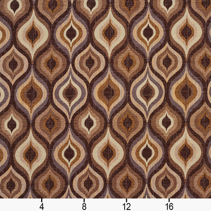 5703 Abstract & Geometric Canyon Lantern Brown Charlotte Fabrics