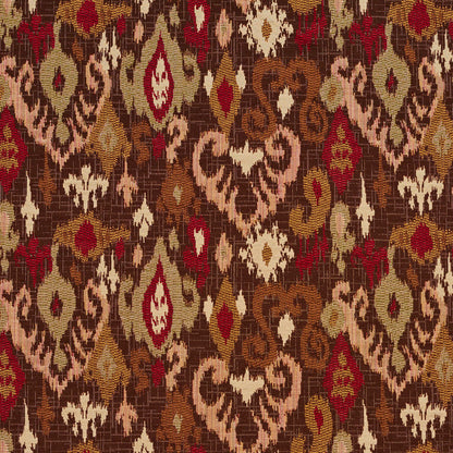 5705 Abstract & Geometric,Global Adobe Mirage Brown,Red & Burgundy Charlotte Fabrics