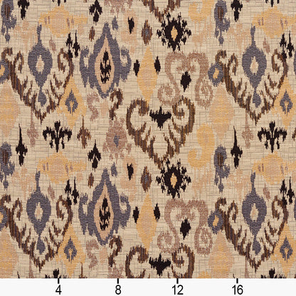 5706 Abstract & Geometric,Global Chateau Mirage Brown Charlotte Fabrics