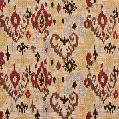 5709 Abstract & Geometric,Global Veranda Mirage Red & Burgundy Charlotte Fabrics