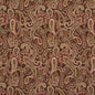 5710 Paisley Adobe Phoenix Brown,Red & Burgundy Charlotte Fabrics