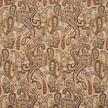 5714 Paisley Veranda Phoenix Red & Burgundy Charlotte Fabrics