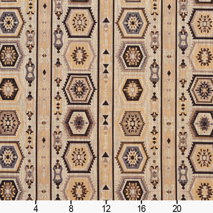 5716 Abstract & Geometric,Global,Southwestern Chateau Santa Fe Black,Gold & Yellow Charlotte Fabrics