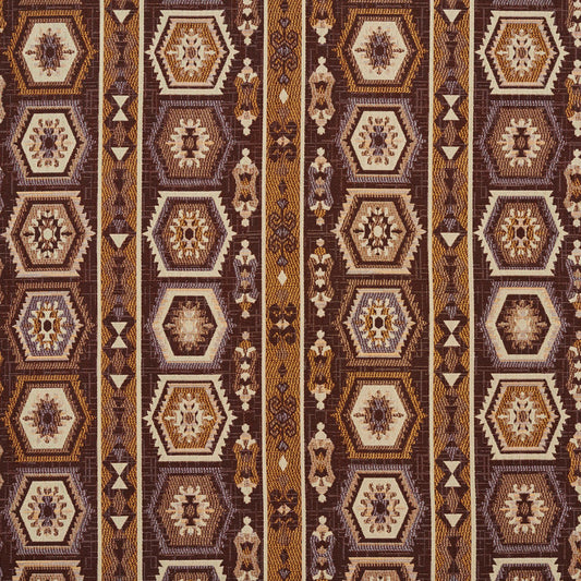 5718 Abstract & Geometric,Global,Southwestern Canyon Santa Fe Brown Charlotte Fabrics