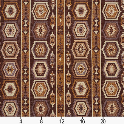 5718 Abstract & Geometric,Global,Southwestern Canyon Santa Fe Brown Charlotte Fabrics