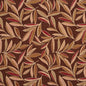 5720 Leaves Adobe Brown,Red & Burgundy Charlotte Fabrics