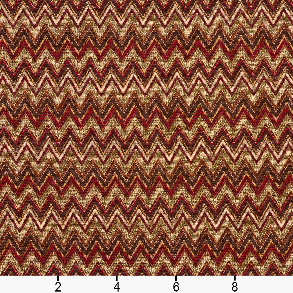 5722 Abstract & Geometric Adobe Flame Brown,Red & Burgundy Charlotte Fabrics