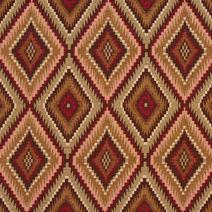 5724 Abstract & Geometric,Southwestern Adobe Tucson Orange & Rust Charlotte Fabrics