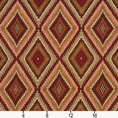 5724 Abstract & Geometric,Southwestern Adobe Tucson Orange & Rust Charlotte Fabrics