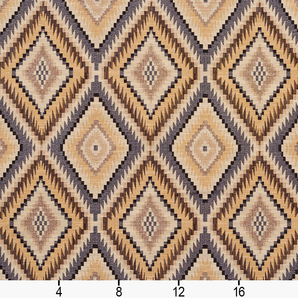 5725 Abstract & Geometric,Global,Southwestern Chateau Tucson Gold & Yellow Charlotte Fabrics