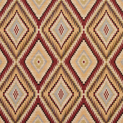 5728 Abstract & Geometric,Global,Southwestern Veranda Tucson Gold & Yellow,Red & Burgundy Charlotte Fabrics