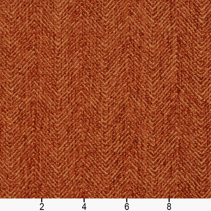 5732 Herringbone & Chevron Curry Orange & Rust Charlotte Fabrics