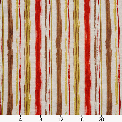 5751 Stripe Fantasia Stripe Red & Burgundy Charlotte Fabrics