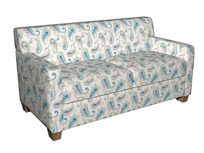 5752 Paisley Lagoon Aqua & Teal Charlotte Fabrics