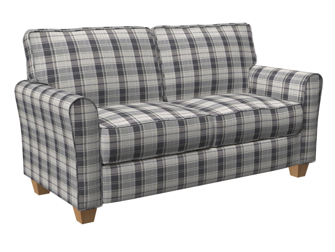 5800 Plaid Sterling Plaid Grey & Silver Charlotte Fabrics