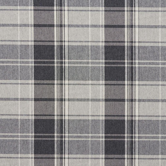 5800 Plaid Sterling Plaid Grey & Silver Charlotte Fabrics