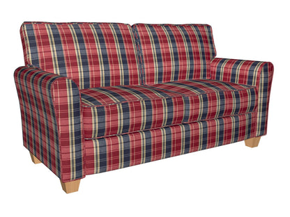 5801 Plaid Port Plaid Blue,Red & Burgundy Charlotte Fabrics