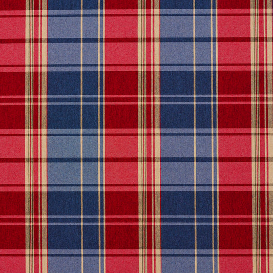5804 Plaid Patriot Plaid Blue,Red & Burgundy Charlotte Fabrics