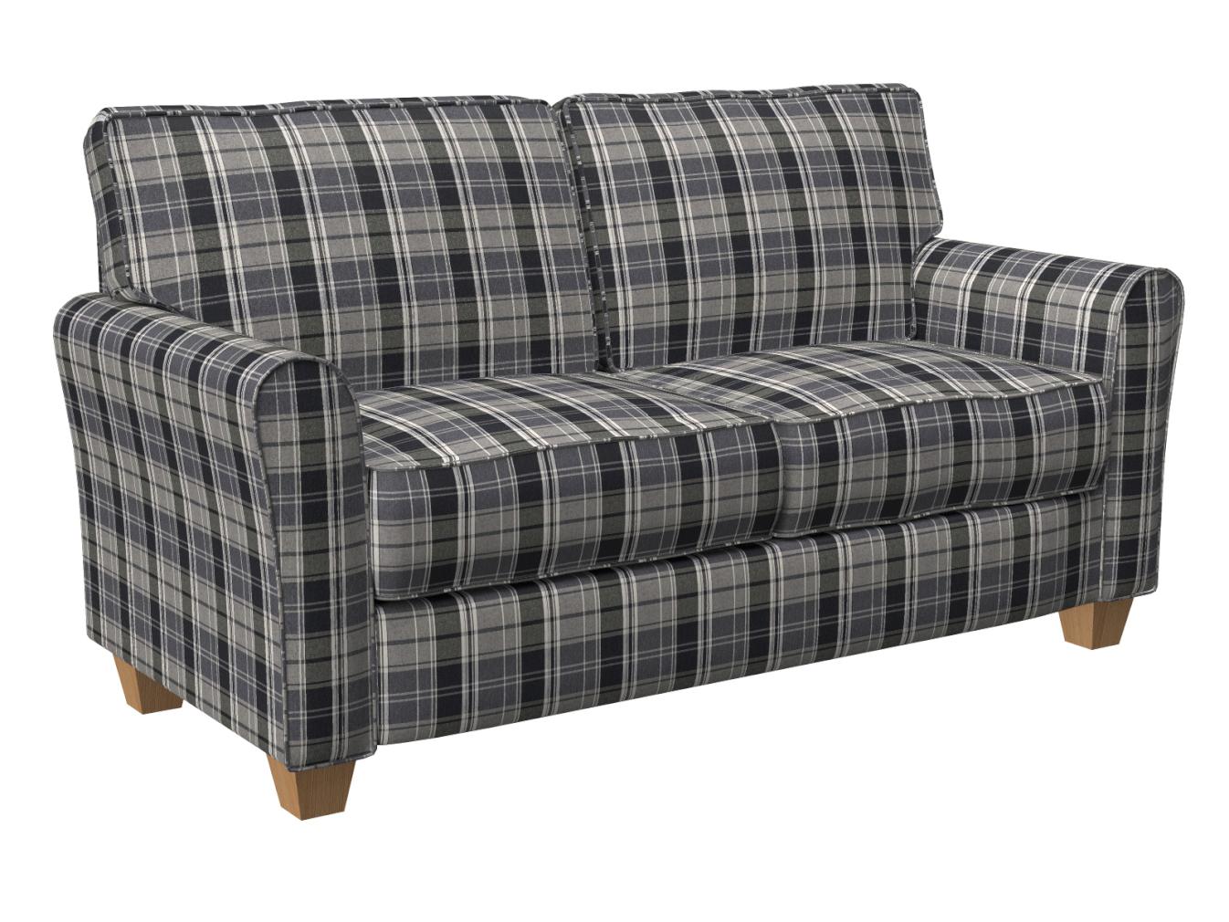 5805 Plaid Onyx Plaid Black Charlotte Fabrics