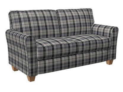 5805 Plaid Onyx Plaid Black Charlotte Fabrics