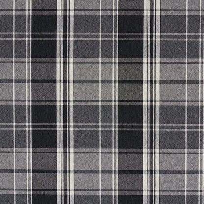 5805 Plaid Onyx Plaid Black Charlotte Fabrics