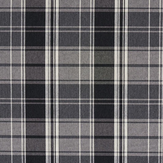 5805 Plaid Onyx Plaid Black Charlotte Fabrics