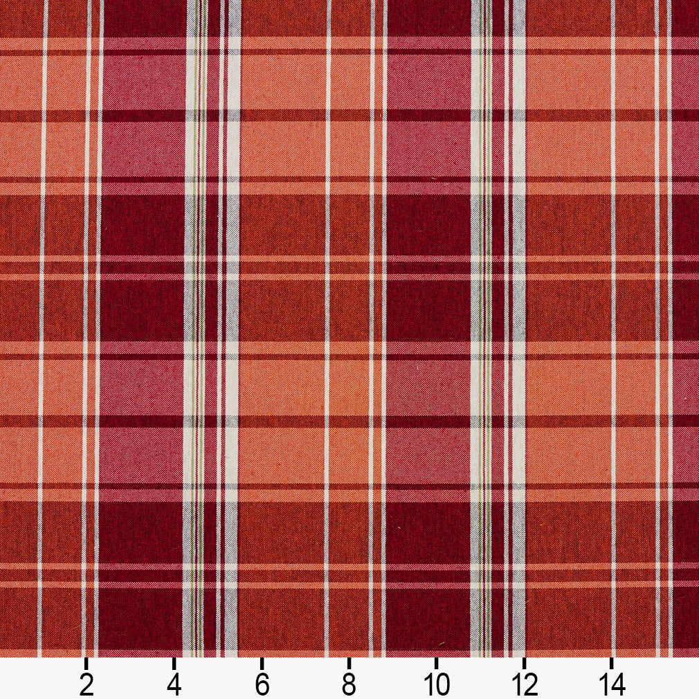5806 Plaid Spice Plaid Orange & Rust,Red & Burgundy Charlotte Fabrics