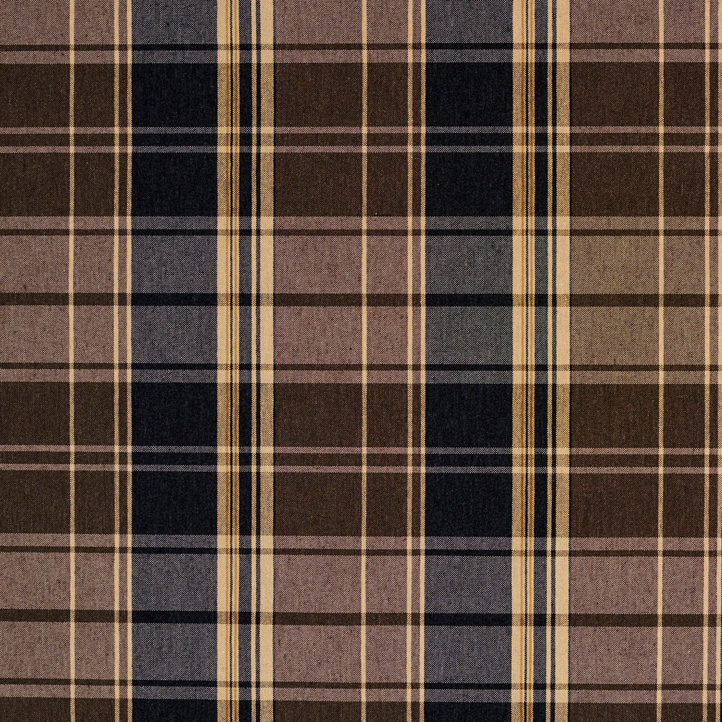 5807 Plaid Espresso Plaid Black,Brown Charlotte Fabrics