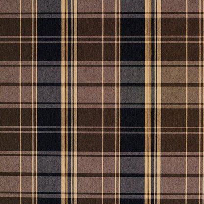 5807 Plaid Espresso Plaid Black,Brown Charlotte Fabrics