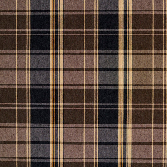 5807 Plaid Espresso Plaid Black,Brown Charlotte Fabrics