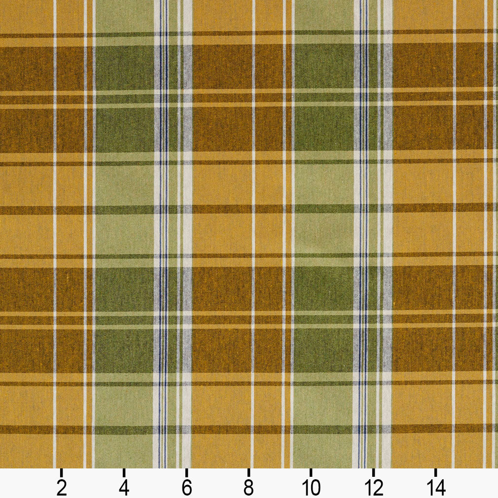 5808 Plaid Spring Plaid Gold & Yellow,Green Charlotte Fabrics