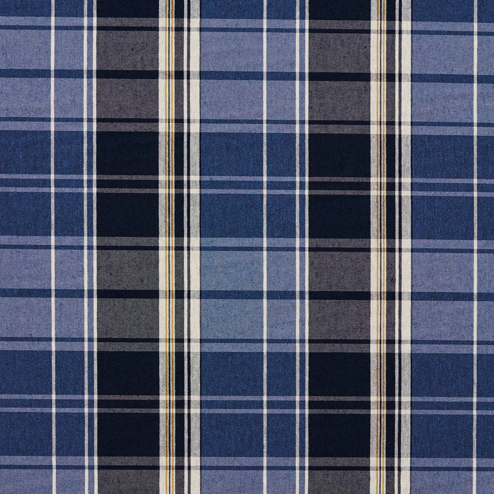 5809 Plaid Cobalt Plaid Blue Charlotte Fabrics