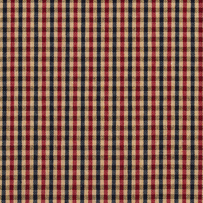 5811 Check & Houndstooth,Small Scale Port Check Blue,Red & Burgundy Charlotte Fabrics