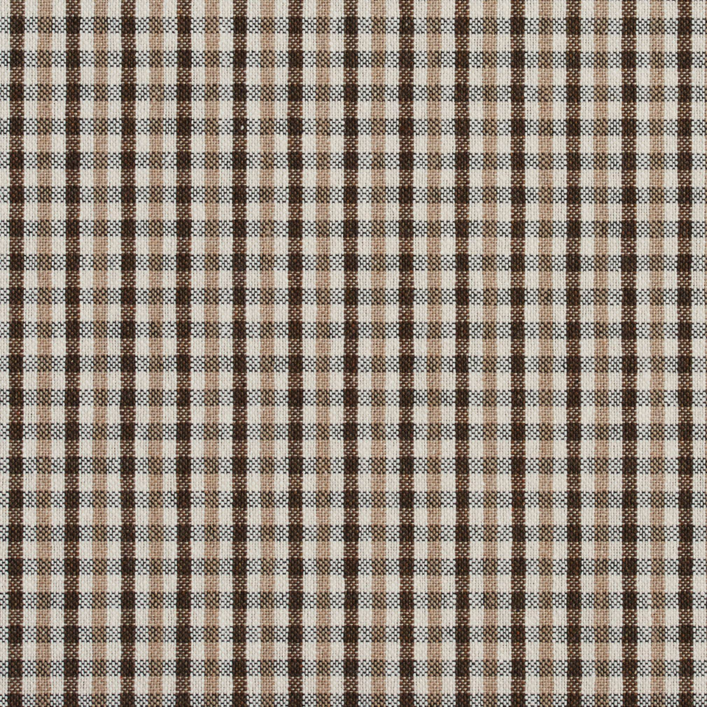 5812 Check & Houndstooth,Small Scale Desert Check Brown Charlotte Fabrics